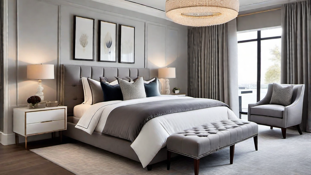 Luxurious Comfort: Plush Bedding in Contemporary Bedroom