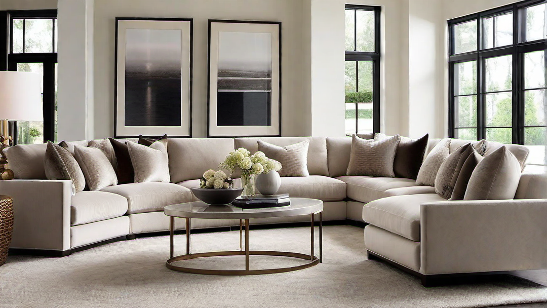 Luxurious Comfort: Plush Furnishings in Contemporary Living Rooms