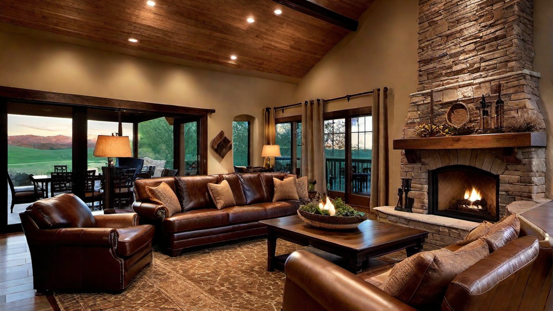 Majestic Masonry: Grand Fireplaces in Ranch Style Great Rooms