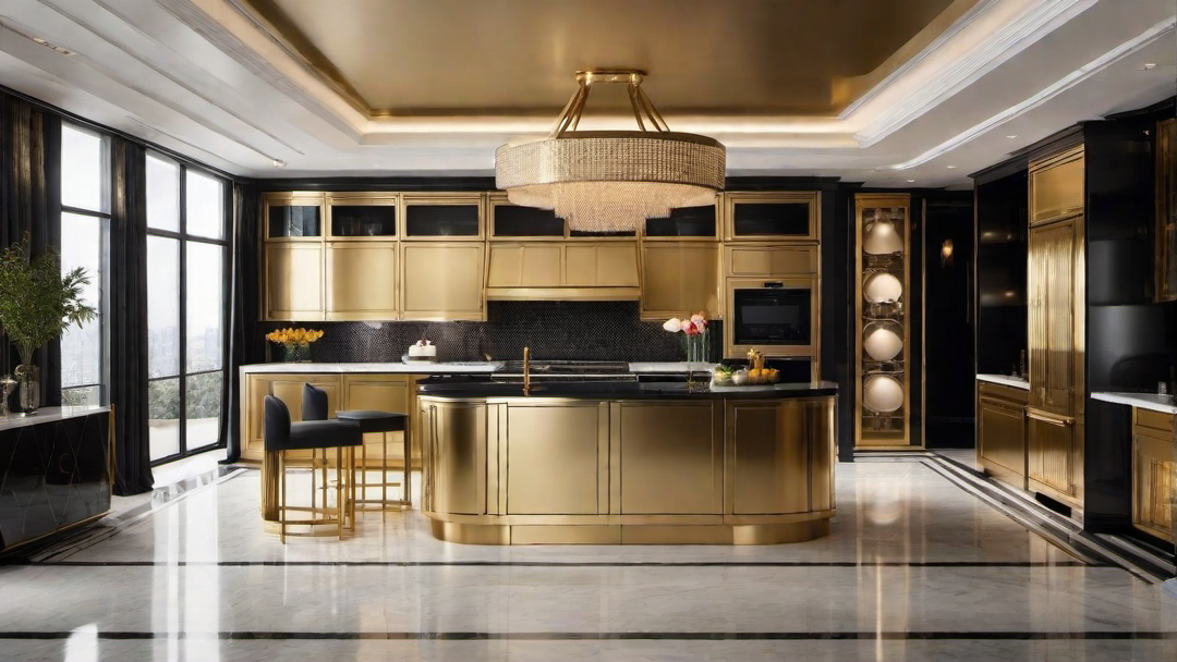 Maximizing Space: Small Kitchen Designs in Art Deco Style