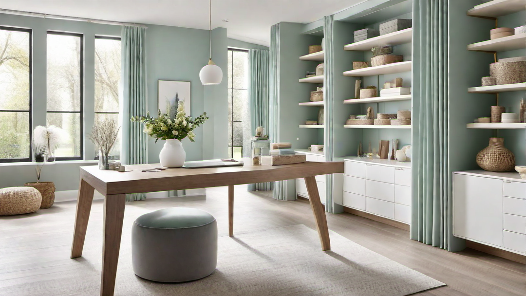 Minimalist Elegance: Effulgent Craft Room Design with Clean Lines