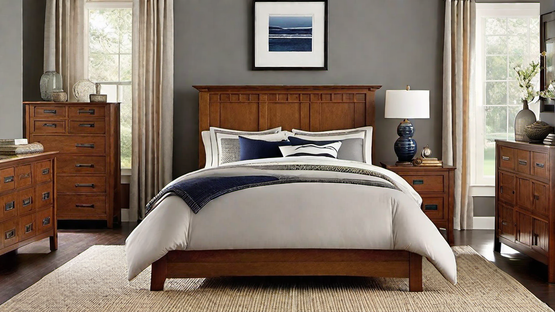 Mission-style Influence: Clean Lines and Simplicity in Craftsman Bedrooms