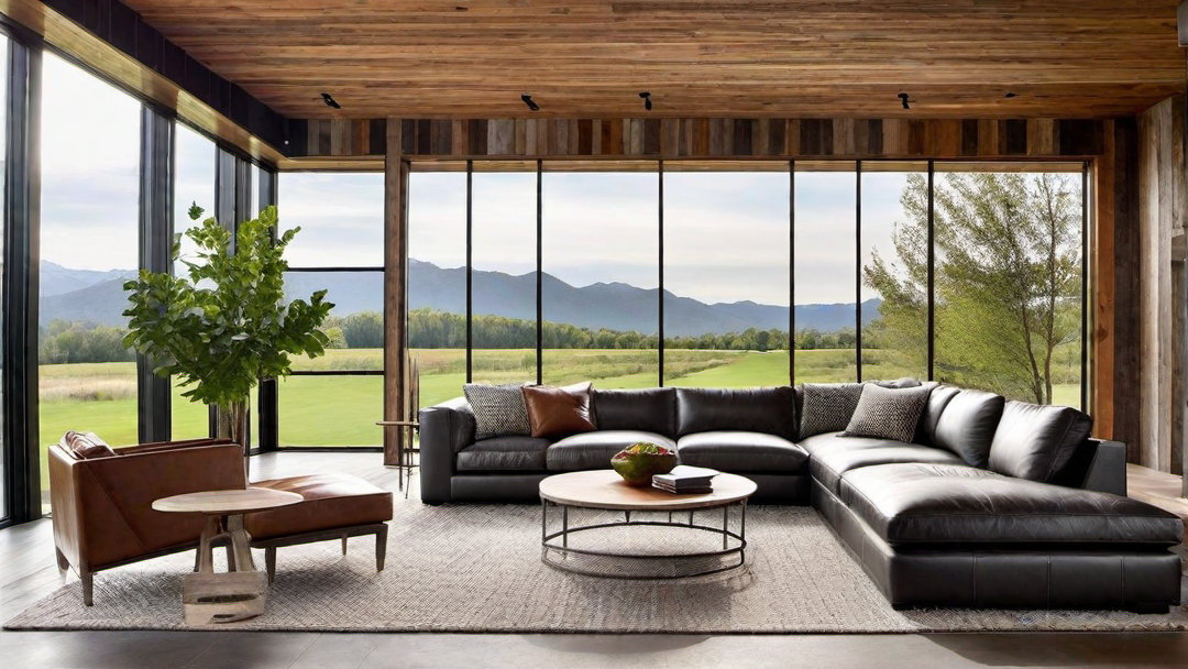 Modern Ranch: Blend of Contemporary and Rustic Elements