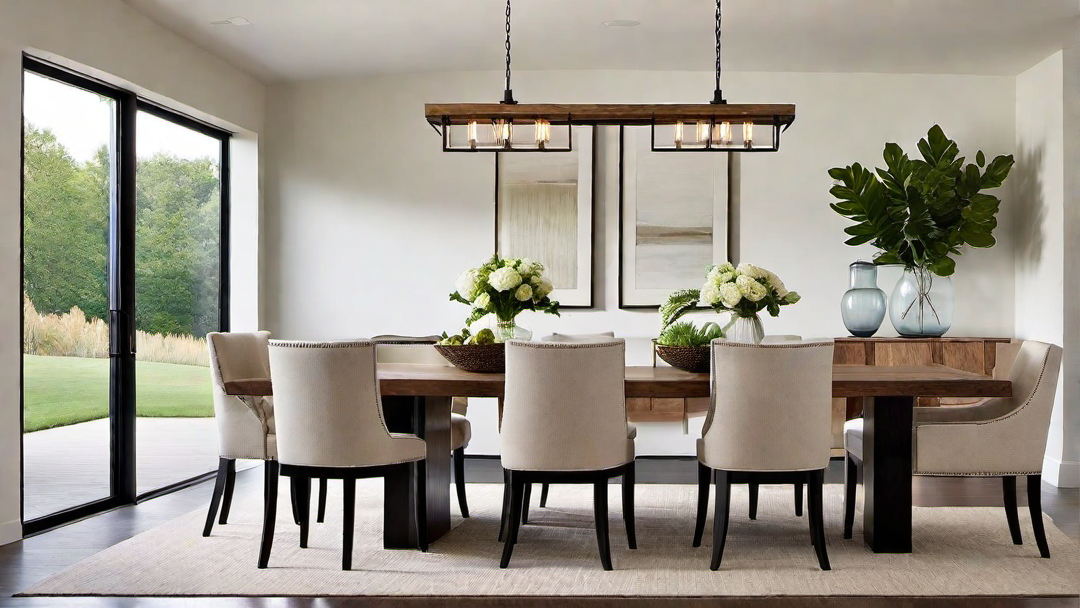 Modern Ranch: Contemporary Twist on Dining Room Design
