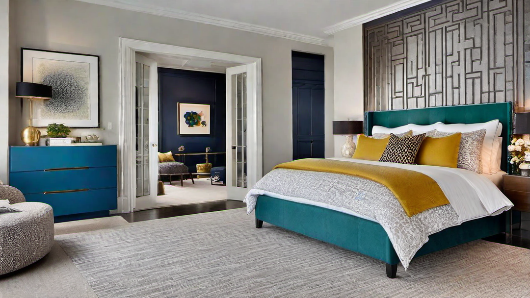Muted Elegance: Using Neutral Colors to Accentuate Colorful Bedroom Elements