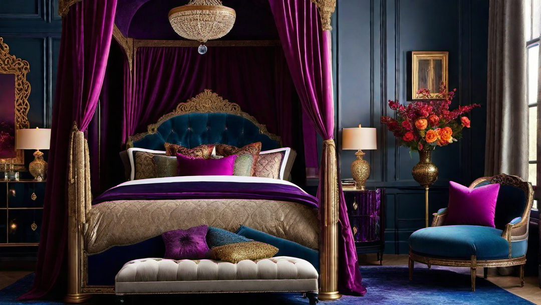 Mystical Magic: Vibrant Bed Room with Mysterious Ambiance