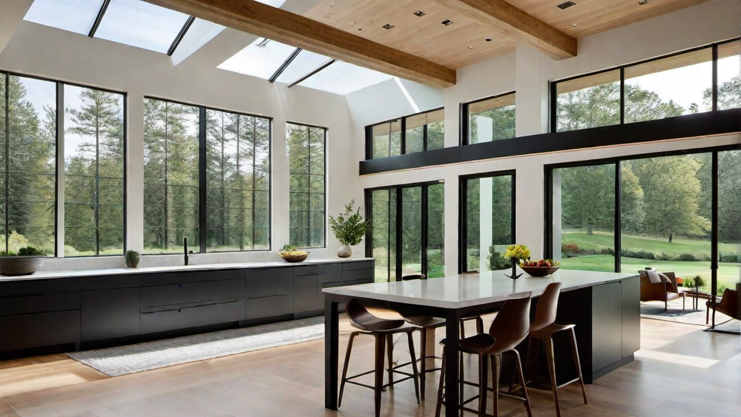 Natural Light: Incorporating Skylights and Large Windows