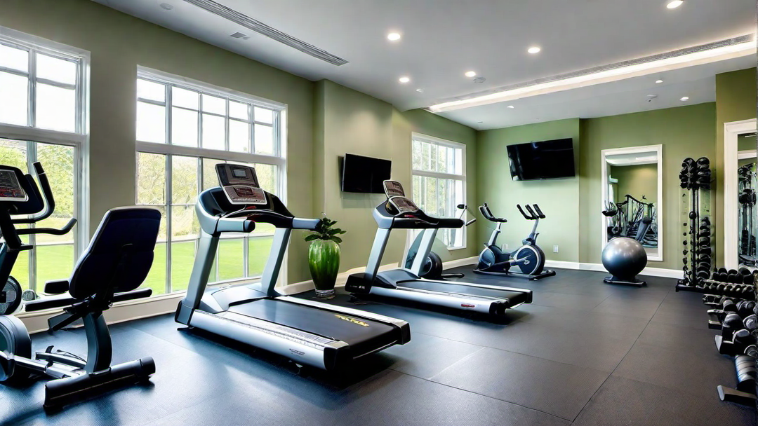 Natural Light and Open Space: Invigorating Fitness Room Design