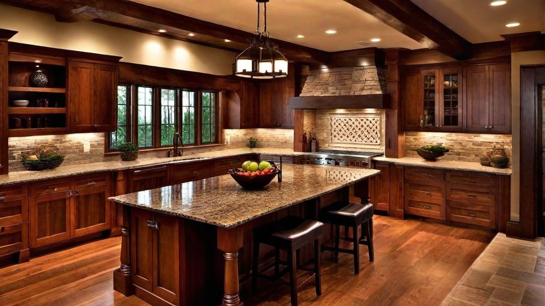 Natural Materials: Wood and Stone in Craftsman Kitchens