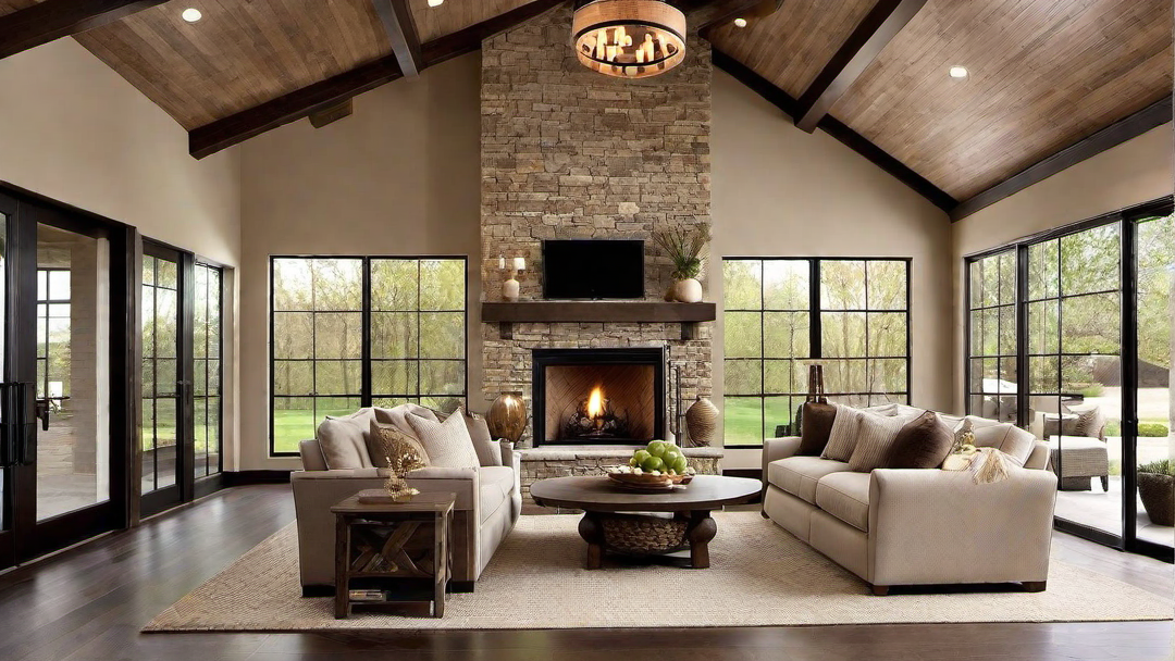 Neutral Palette: Color Schemes for Ranch Style Great Rooms