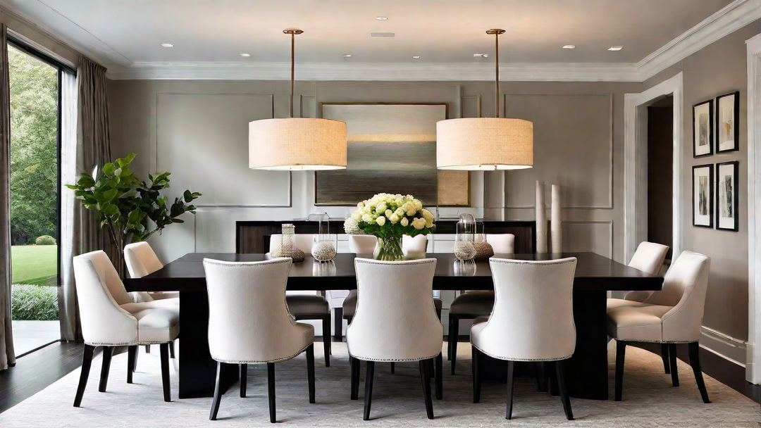 Neutral Palette: Creating a Modern Dining Room with Subdued Tones