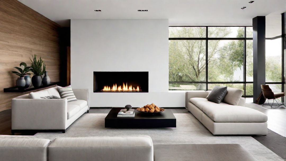 Open Concept Appeal: Contemporary Fireplace in a Loft Space