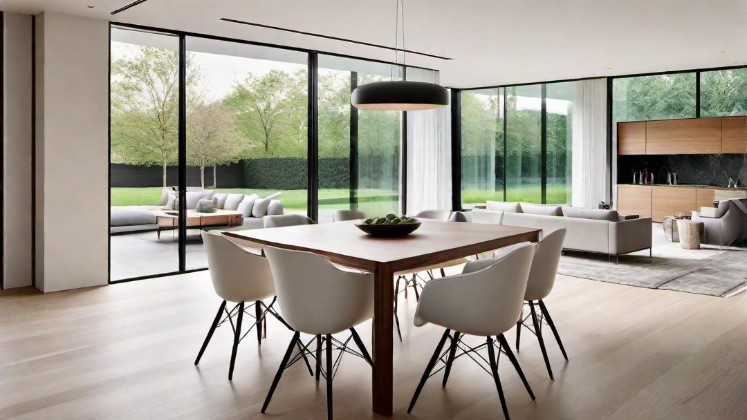 Open Concept Dining: Seamless Integration of Kitchen and Dining Area