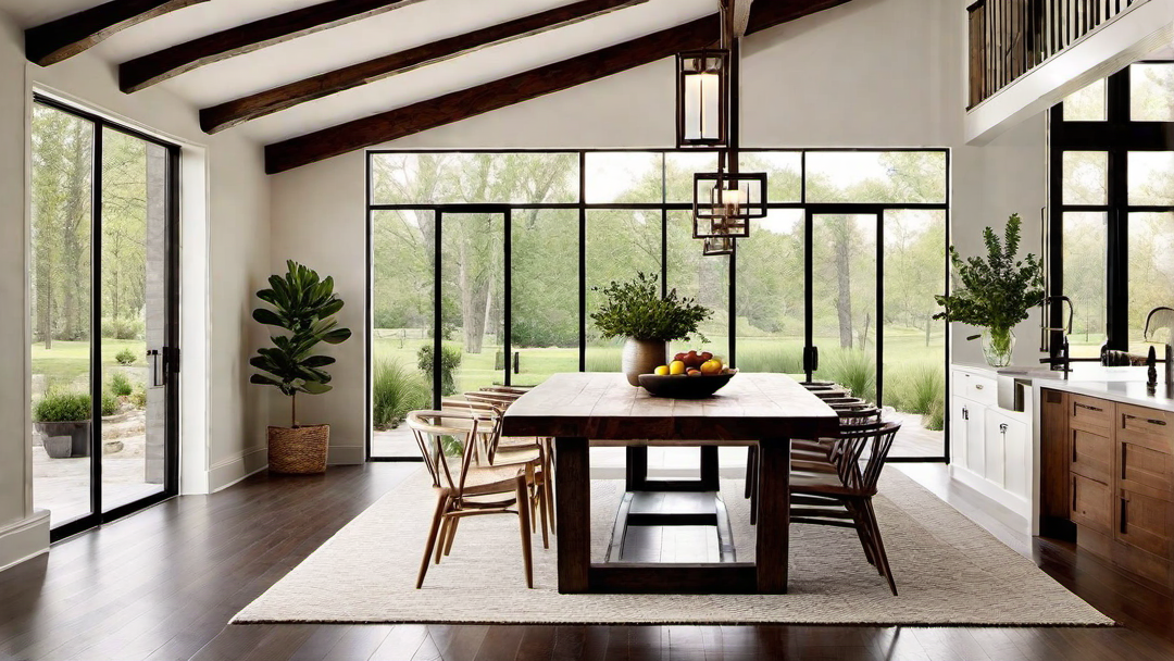 Open Floor Plan: Spacious Ranch Style Dining Area
