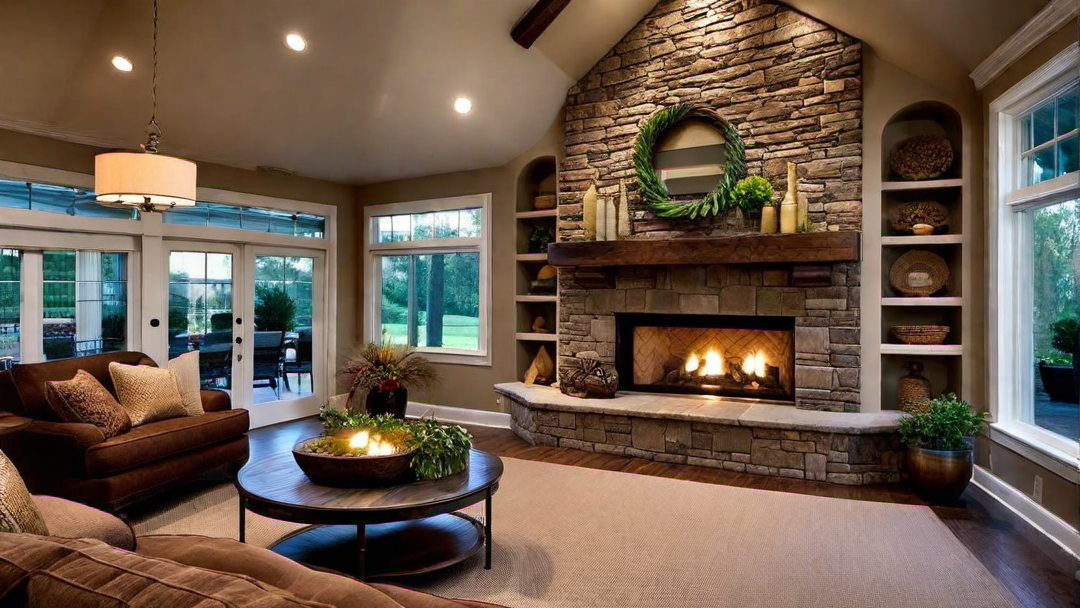 Open Hearth Designs: Embracing Tradition in Ranch Style Fireplaces
