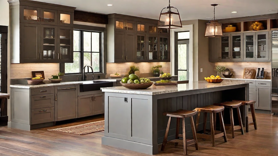 Open Layout: Spacious Ranch Style Kitchen Design