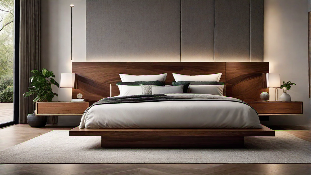 Organic Elements: Wood Accents in Contemporary Bedroom