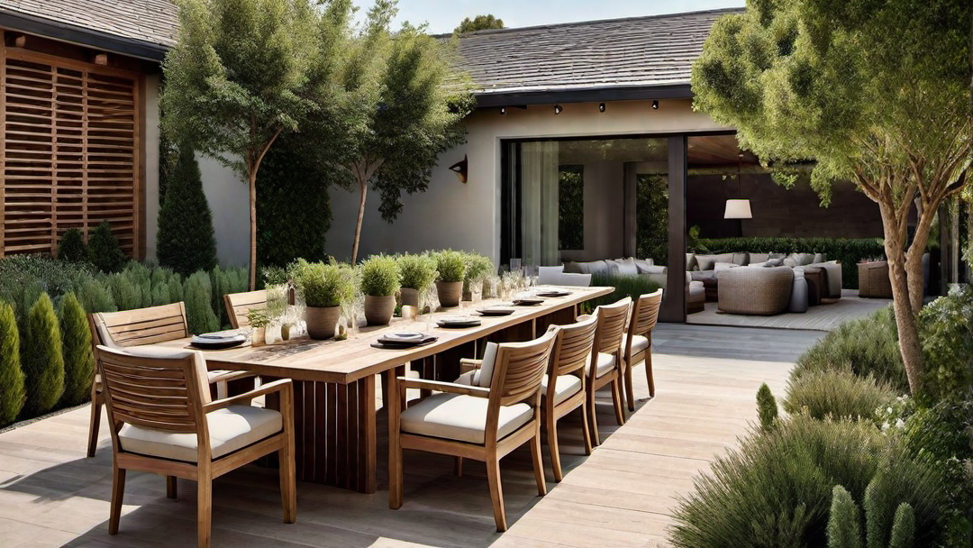 Outdoor Connection: Al Fresco Dining in Ranch Style