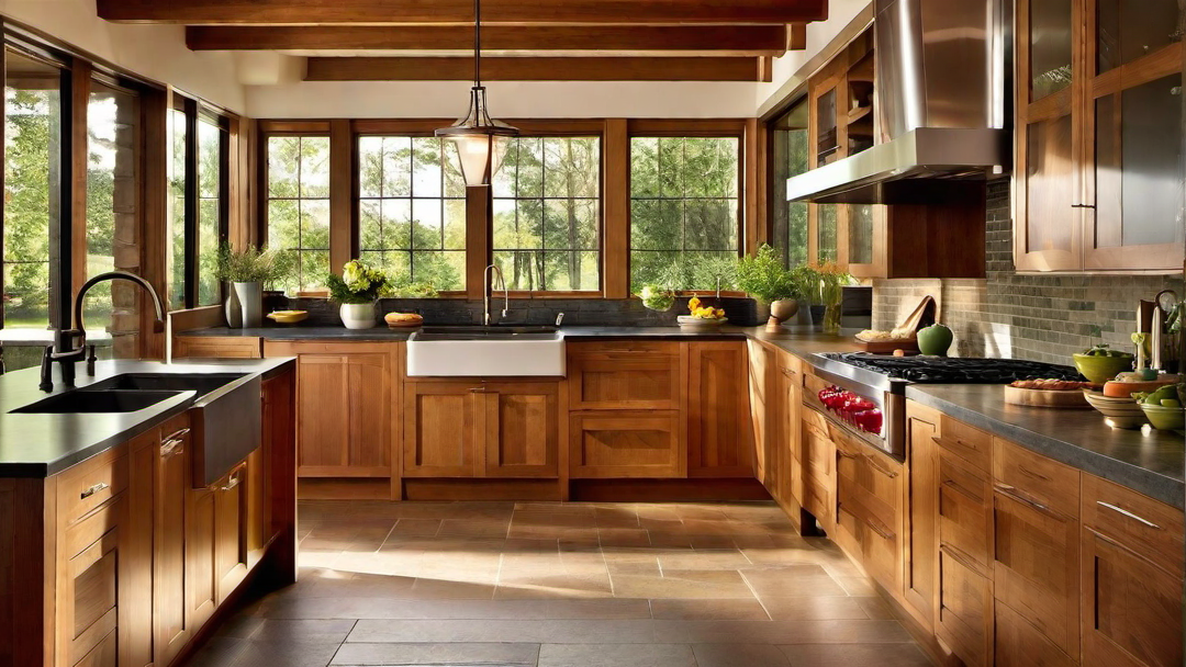 Outdoor Connection: Bringing Nature Indoors in Craftsman Kitchens
