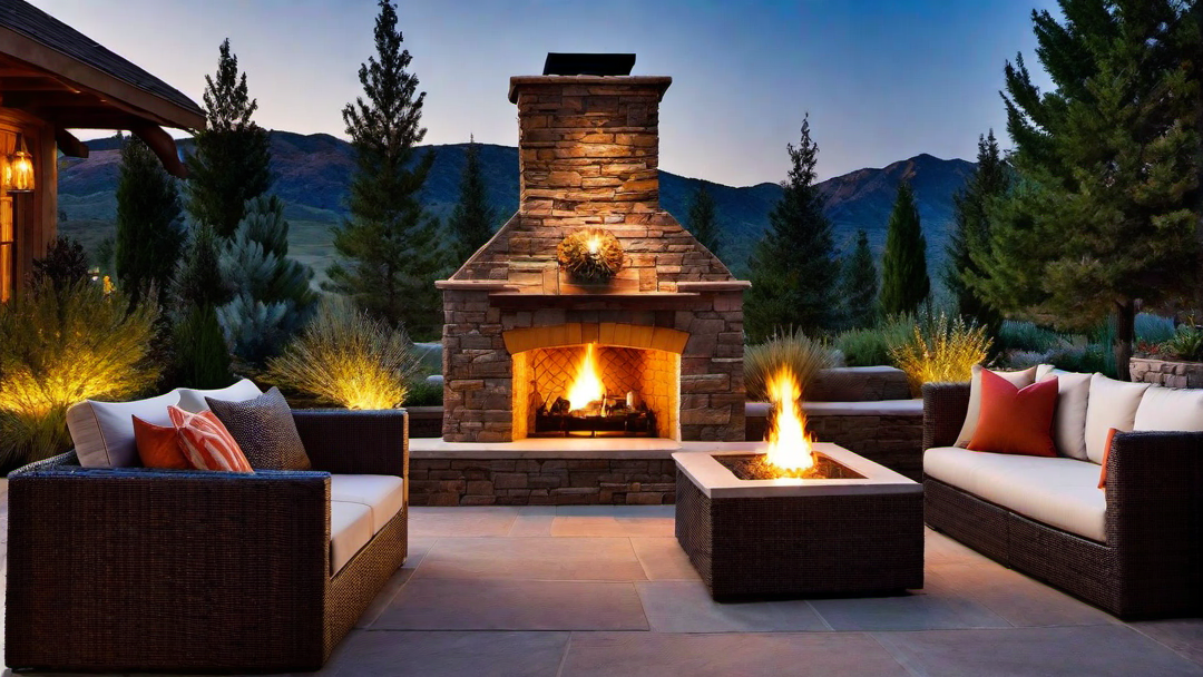 Outdoor Entertaining: Ranch Style Fireplace for Al Fresco Gatherings