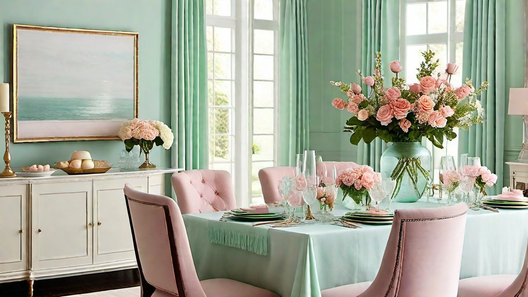 Pastel Palette: Soft and Delicate Colors for a Dreamy Dining Room