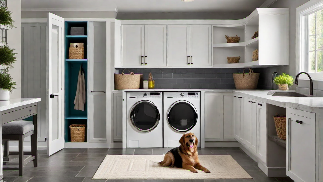 Pet-Friendly Design: Mudroom with Built-In Pet Beds
