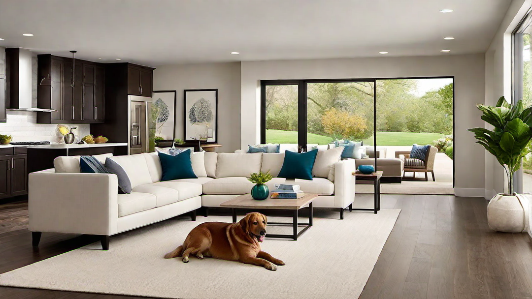 Pet-Friendly Spaces: Accommodating Pets in Ranch Style Great Rooms
