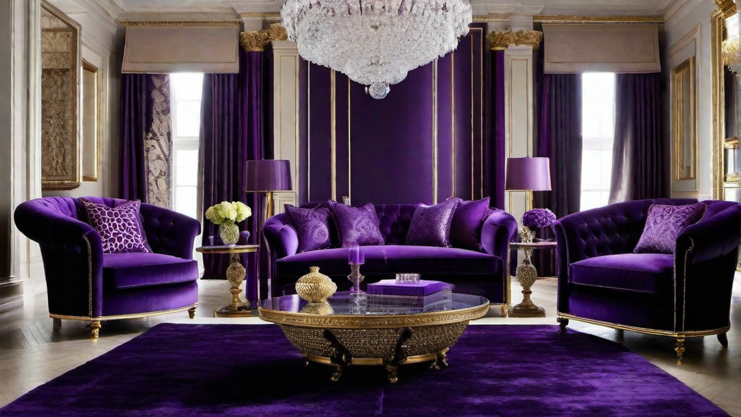 Purple Elegance: Adding a Touch of Royalty to Your Living Room