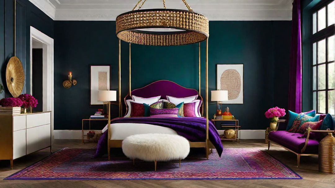 Radiant Bohemian: Eclectic and Colorful Bedroom Ideas