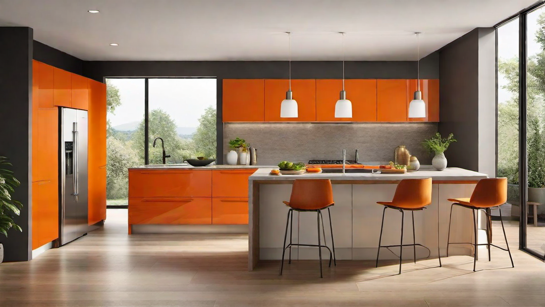 Radiant Orange: Warm and Inviting Kitchen Palette