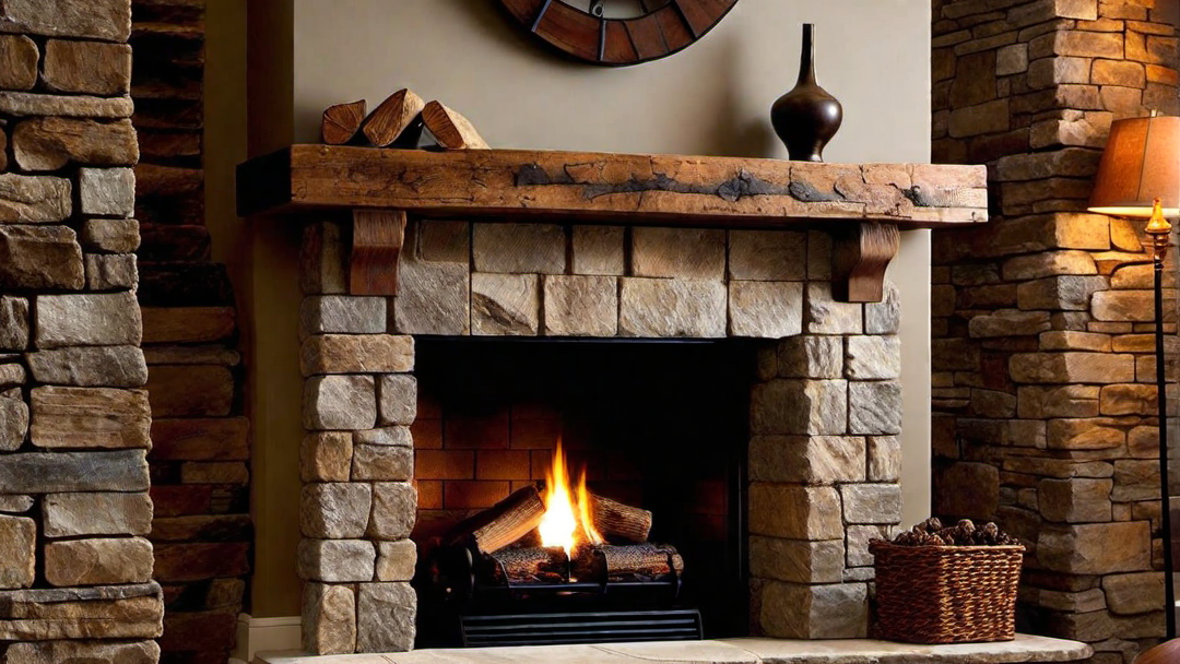 Reclaimed Wood Accents: Adding Character to Ranch Style Fireplace Mantels