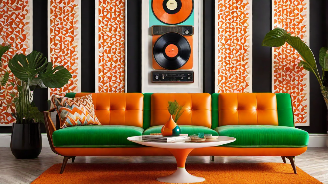 Retro Revival: Bringing Back the 70s with Bold and Bright Living Room Design