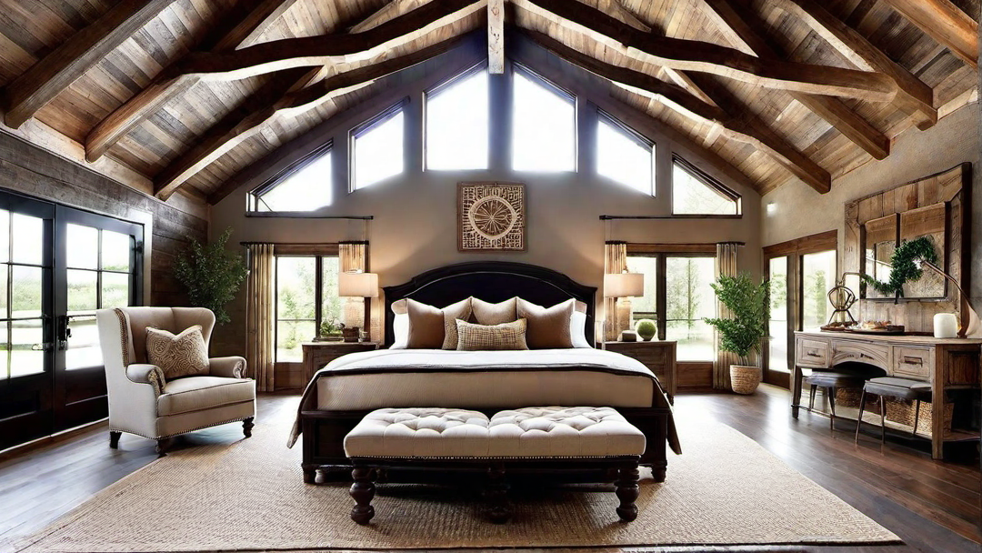 Rustic Charm: Exposed Wood Beams and Natural Textures