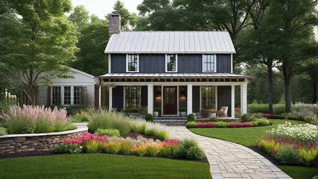 Rustic Farmhouse Landscaping: Natural Elements for Curb Appeal