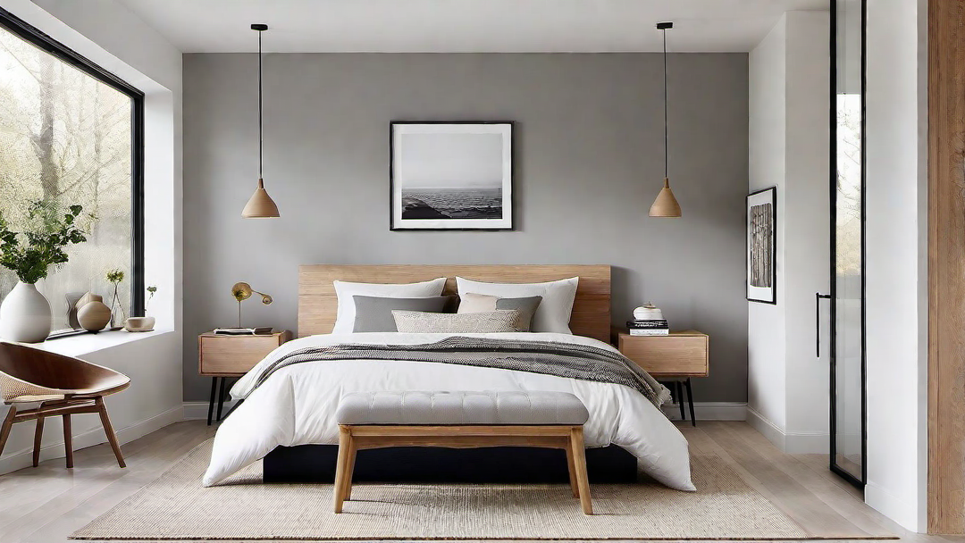 Scandinavian Simplicity: Minimalist Guest Room with Nordic Design