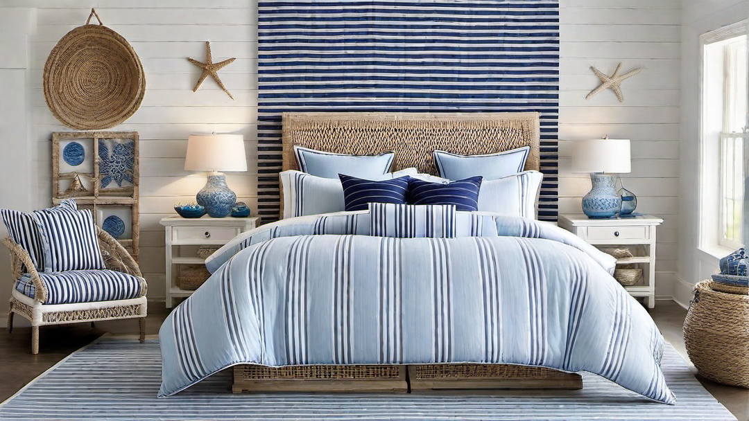 Sea-inspired Decor: Nautical Touches in Mediterranean Bedroom