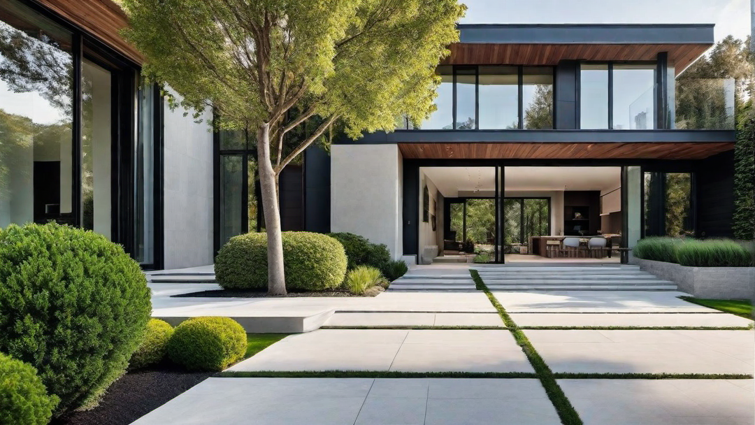 Sleek Driveways and Entryways: Making a Grand Entrance to Modern Dream Homes