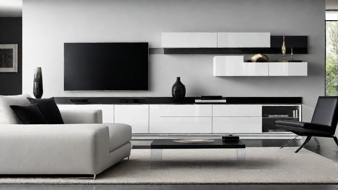 Sleek Entertainment Spaces: Media Centers in Contemporary Living Rooms