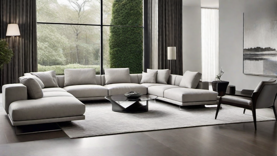 Sleek Furnishings: Minimalist Approach to Modern Living Rooms