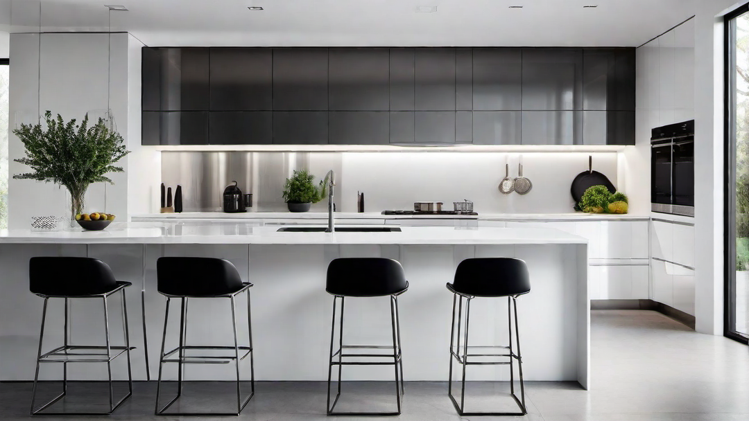Sleek Kitchen: Streamlined Cabinets and Appliances