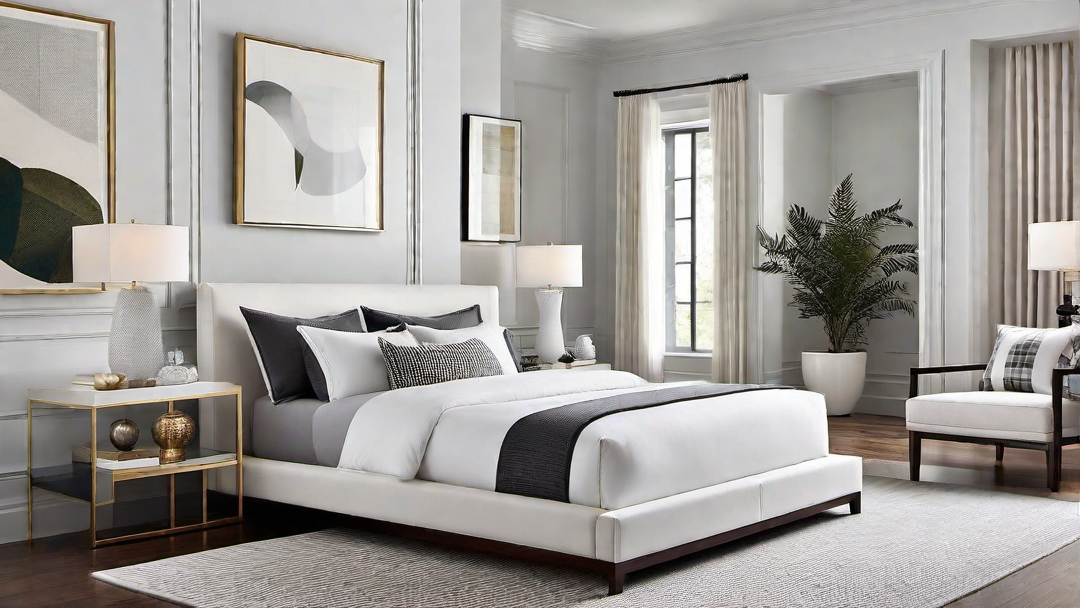 Sleek and Minimalist: Modern Bedroom with Clean Lines