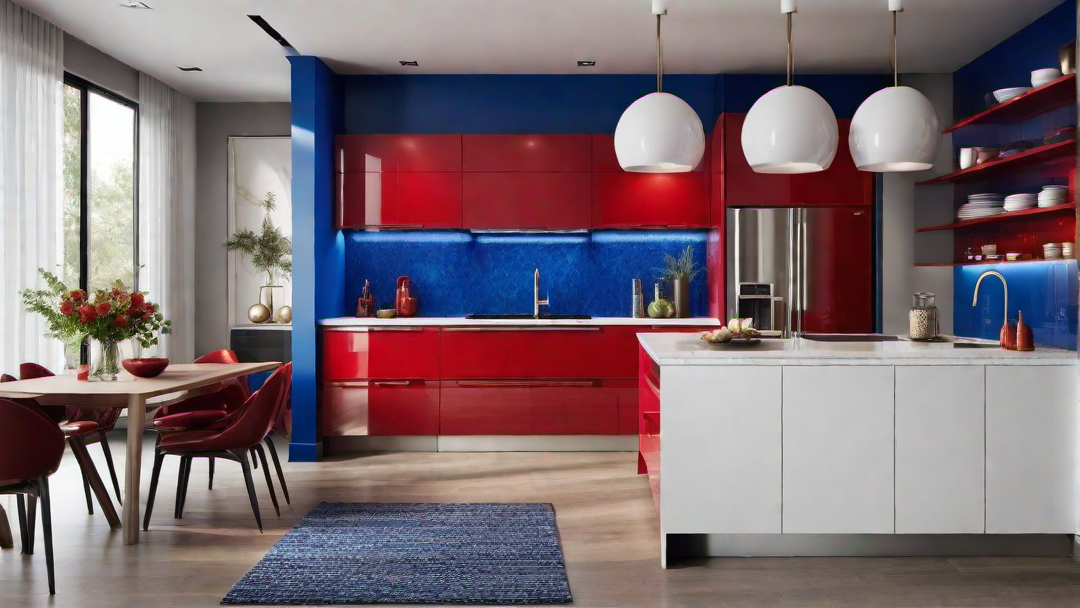 Sleek and Stylish: Contemporary Vibrant Kitchen Design