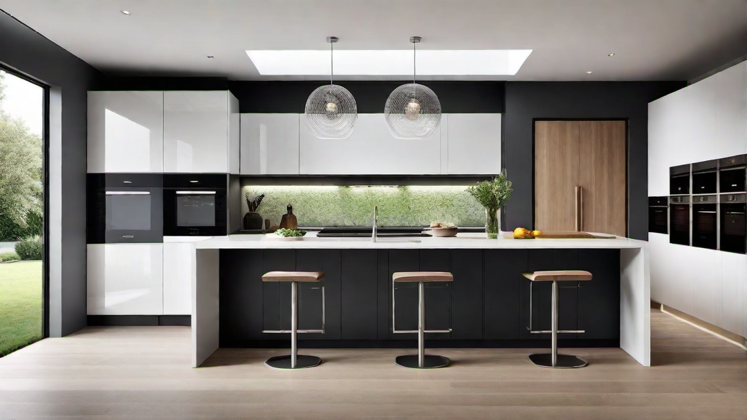 Smart Space Utilization: Contemporary Kitchen with Compact Design