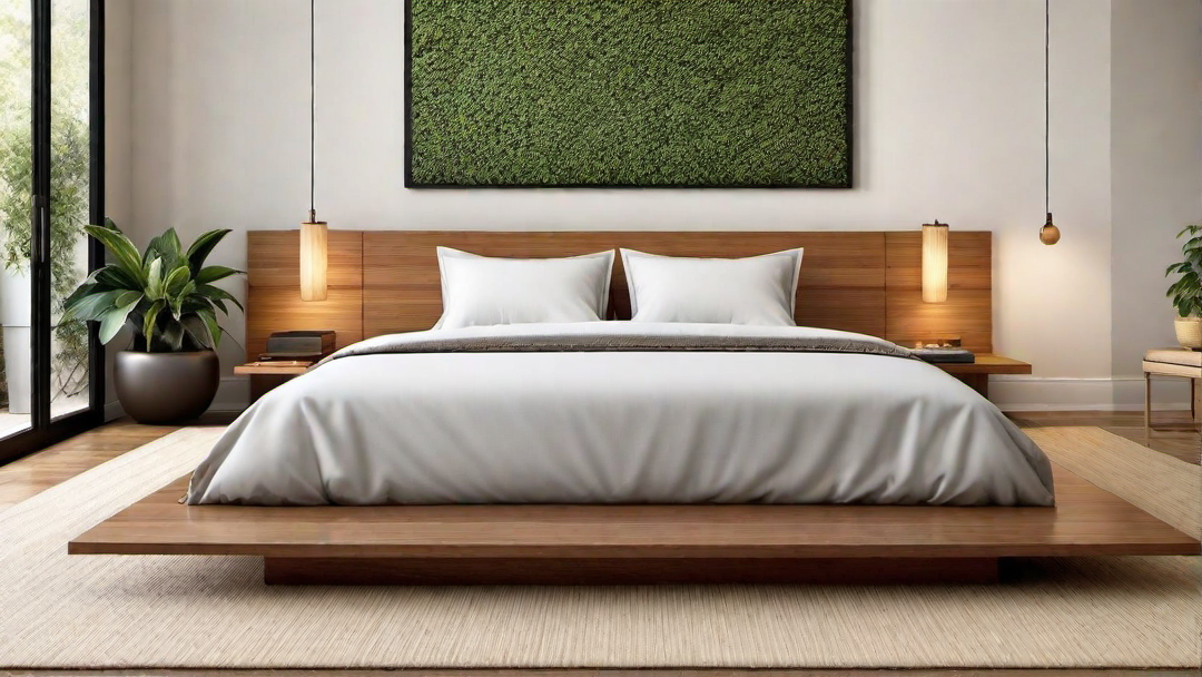 Soothing Retreat: Modern Bedroom with Zen-Inspired Design