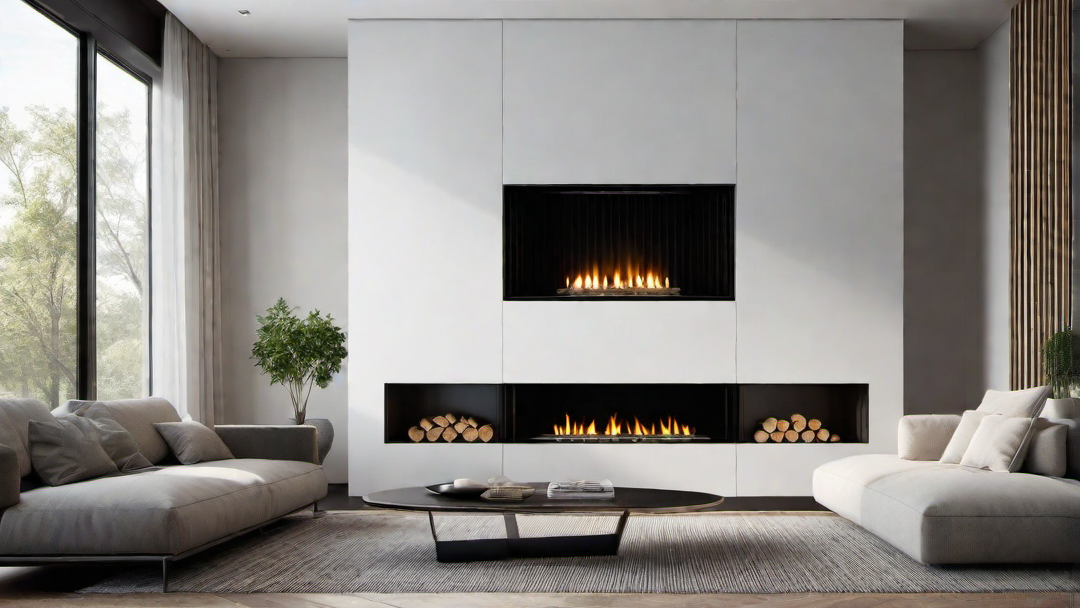 Space-Saving Solution: Compact Contemporary Fireplace Design