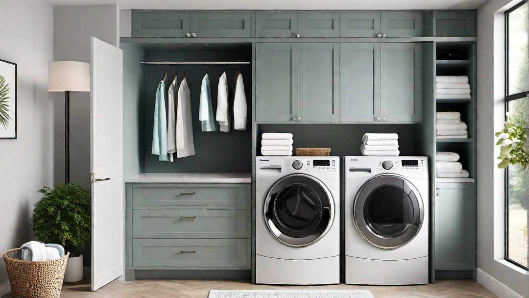 Space-Saving Solutions: Compact and Functional Laundry Room Designs