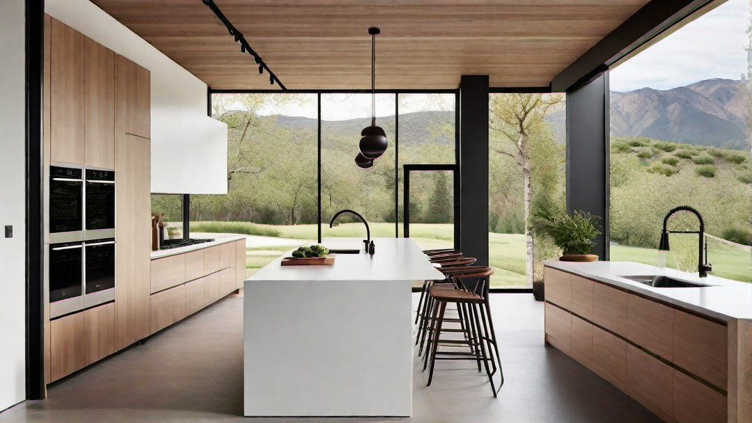 Stylish Simplicity: Minimalist Ranch Kitchen Aesthetic
