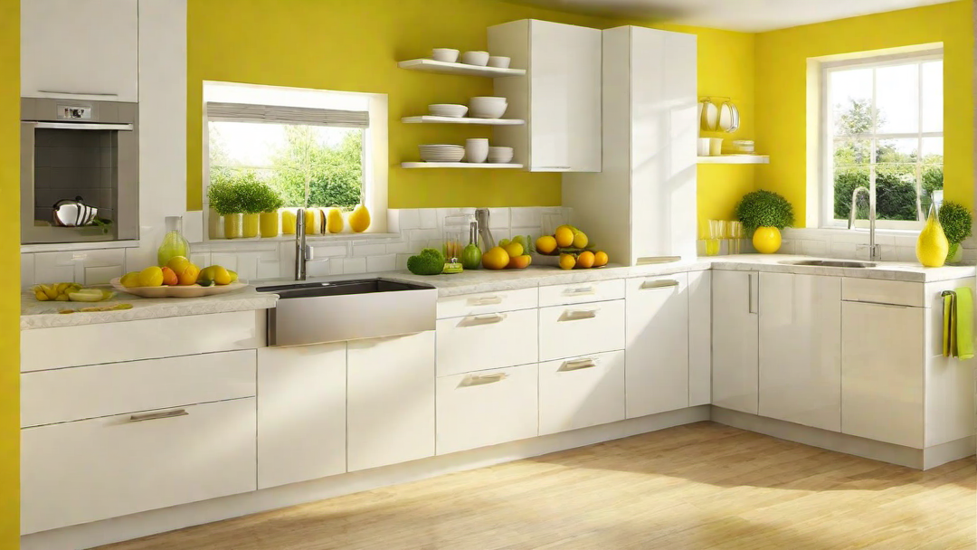 Sunny Citrus: Zesty and Refreshing Kitchen Color Scheme