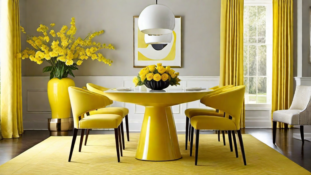Sunny Yellow: Adding Vibrancy to the Dining Room