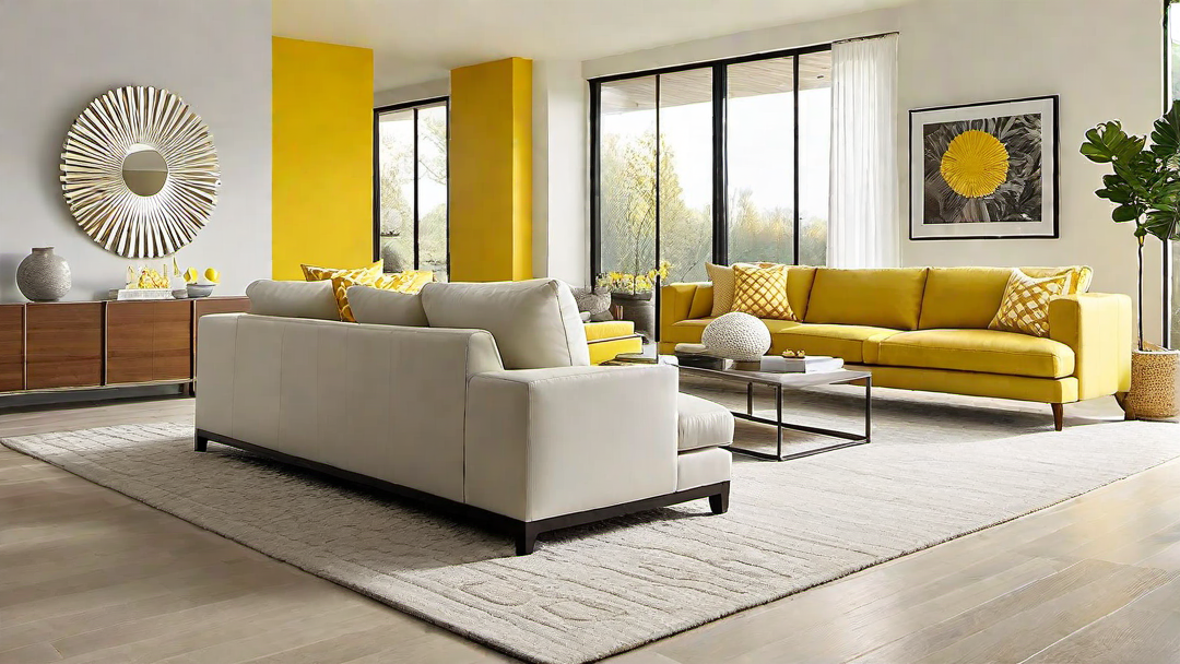 Sunshine Yellow: Adding a Pop of Color to the Great Room